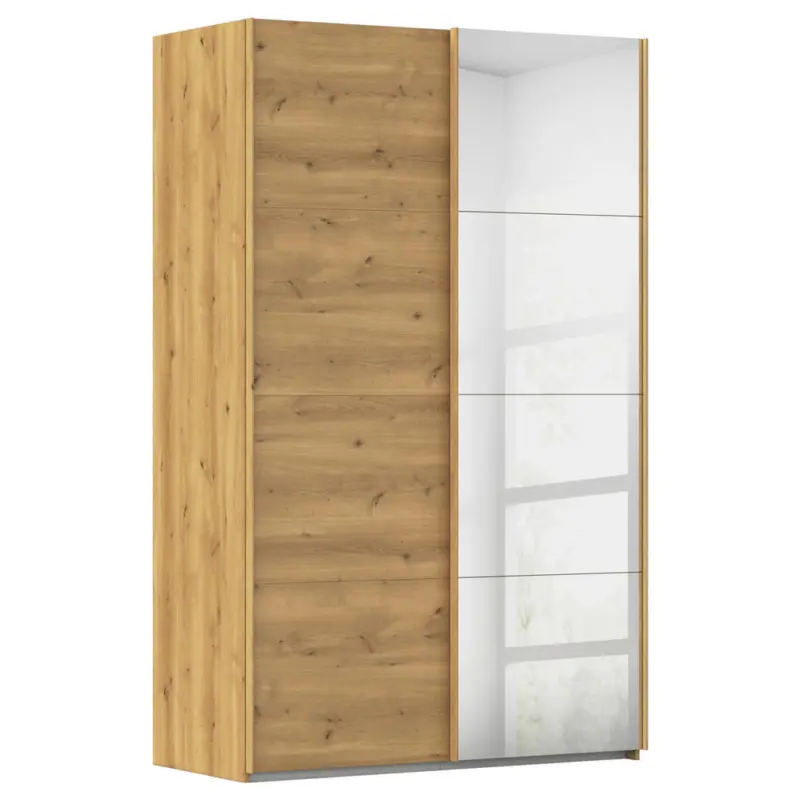 Schwebet&uuml;renschrank in Eichefarben