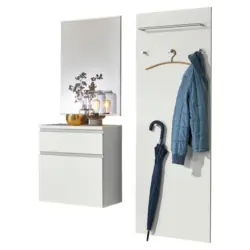Garderobe 3-teilig in 130/195/31 cm