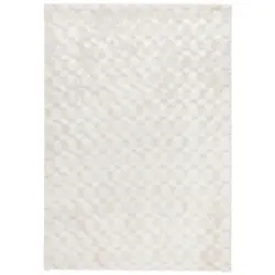 Hochflorteppich 160/230 cm Wei&szlig;