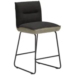 Tresenstuhl in Anthrazit, Schwarz, Greige