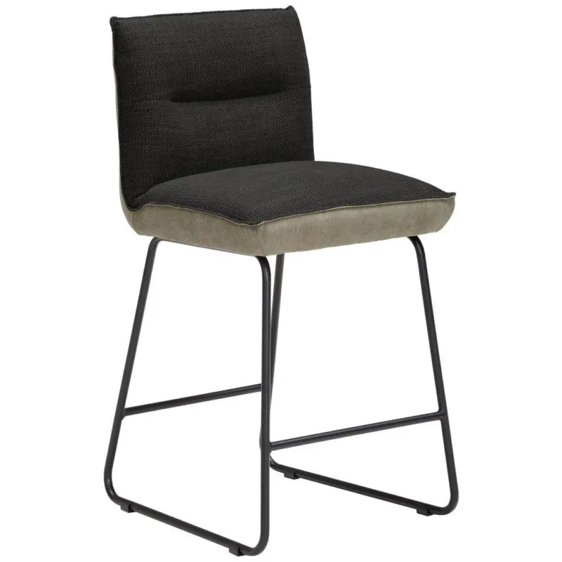 Tresenstuhl in Anthrazit, Schwarz, Greige