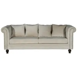 Chesterfield-Sofa in Creme
