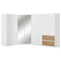 Eckkleiderschrank 208/197/298 cm