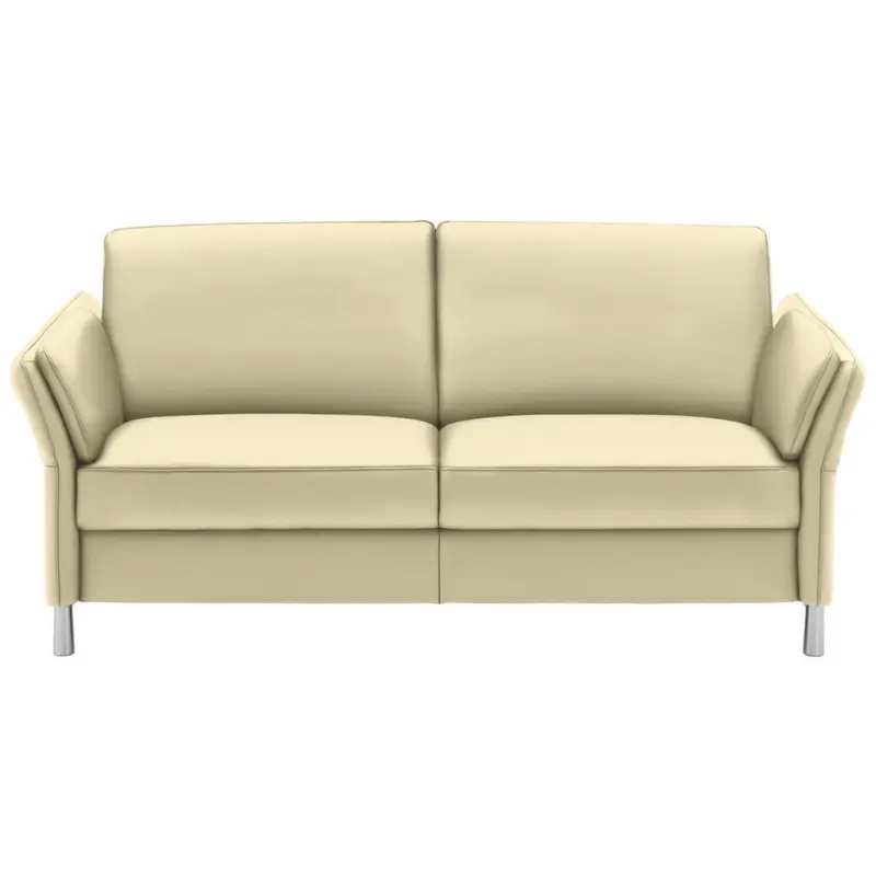 3-Sitzer-Sofa Latina in Echtleder Creme