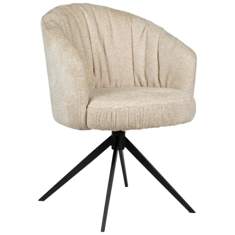 Armlehnstuhl Sitzfl&auml;che 360&deg; drehbar, automatische R&uuml;ckholfunktion Chenille