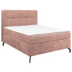 Boxspringbett 140/200 cm in Rosa