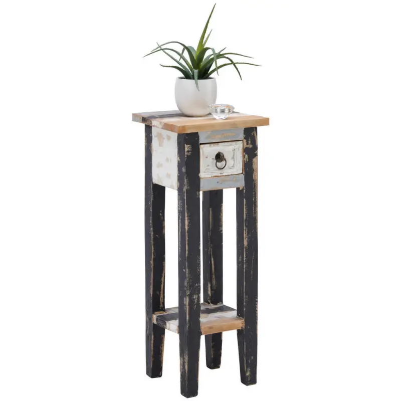 Beistelltisch in Holz 25/25/67 cm