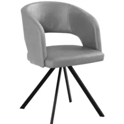 Armlehnstuhl Stoffauswahl, Typenauswahl, inklusive Armlehnen Mikrofaser, Lederlook (vegan)