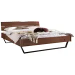 XXXLutz Lauterach - Ihr M&ouml;belhaus bei Bregenz Bett 140/200 cm in Anthrazit, Nussbaumfarben