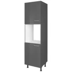 Ger&auml;teumbauschrank 60/216,6/58 cm in Schieferfarben