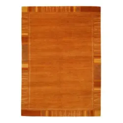 Wollteppich 250/300 cm Sena Silk Mata Kupferfarben