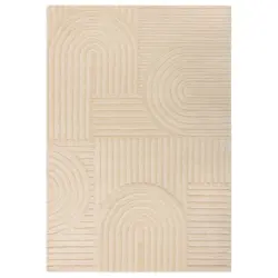 Wollteppich 230/160 cm Naturfarben