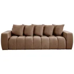 Schlafsofa Cloud in Struktur, Boucl&eacute; Altrosa Modern