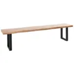 XXXLutz Lauterach - Ihr M&ouml;belhaus bei Bregenz Sitzbank 200/44/40 cm in Schwarz, Eichefarben