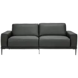 2,5-Sitzer in Echtleder Anthrazit