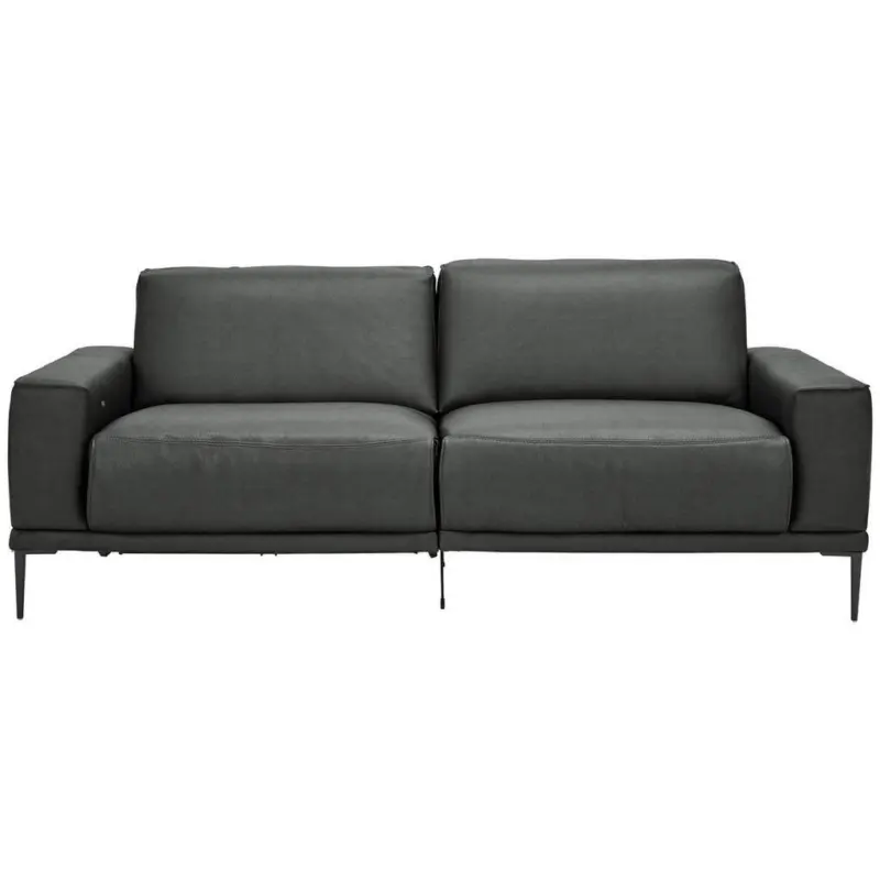 2,5-Sitzer in Echtleder Anthrazit