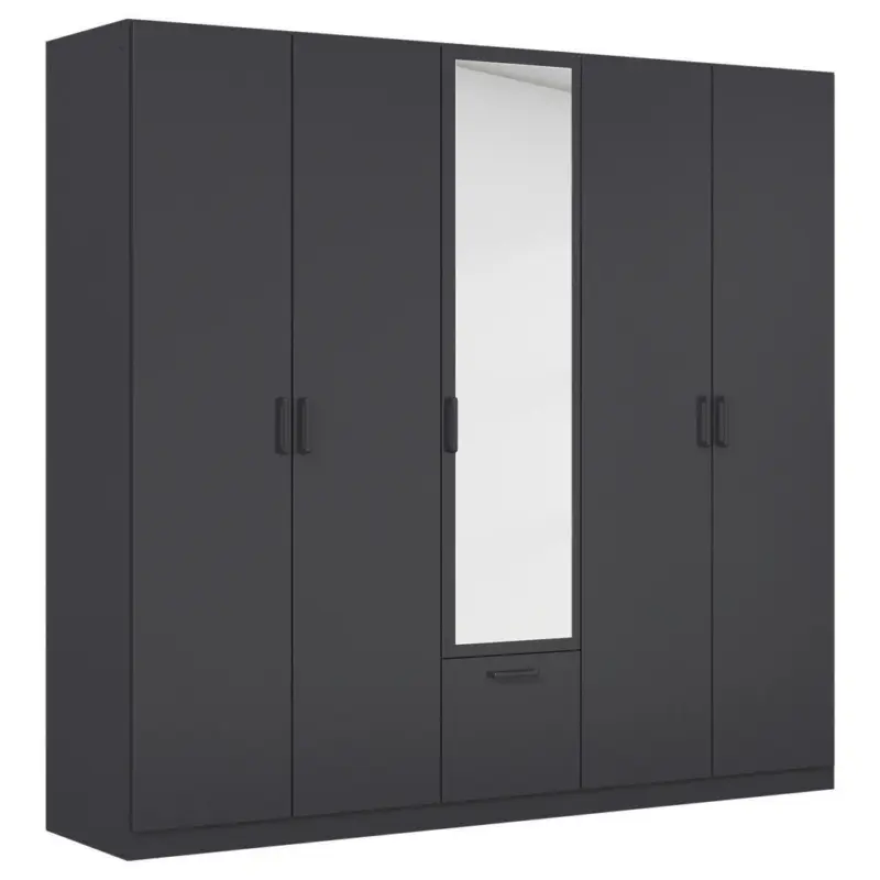 Kleiderschrank in Grau