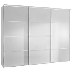 Schwebet&uuml;renschrank in Wei&szlig;