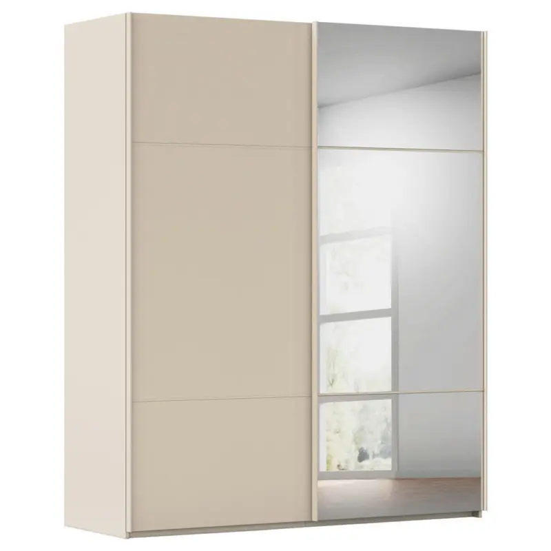 Schwebet&uuml;renschrank in Champagner