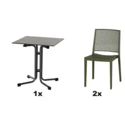 Gartengarnitur 3-teilig