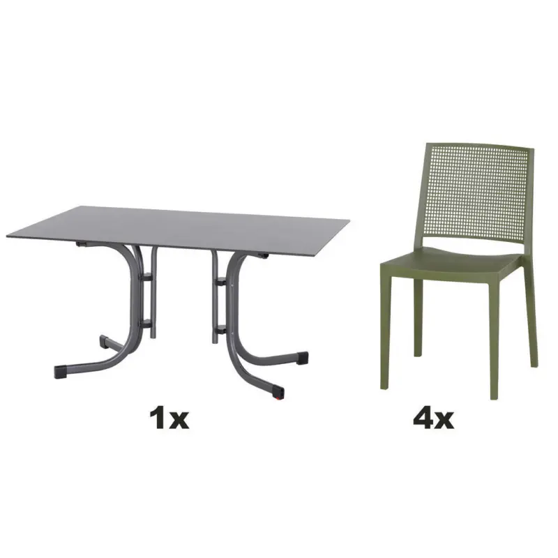 Gartengarnitur 5-teilig