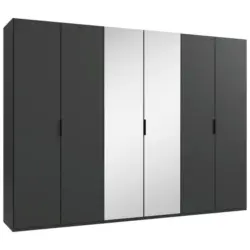 Faltt&uuml;renschrank in Graphitfarben