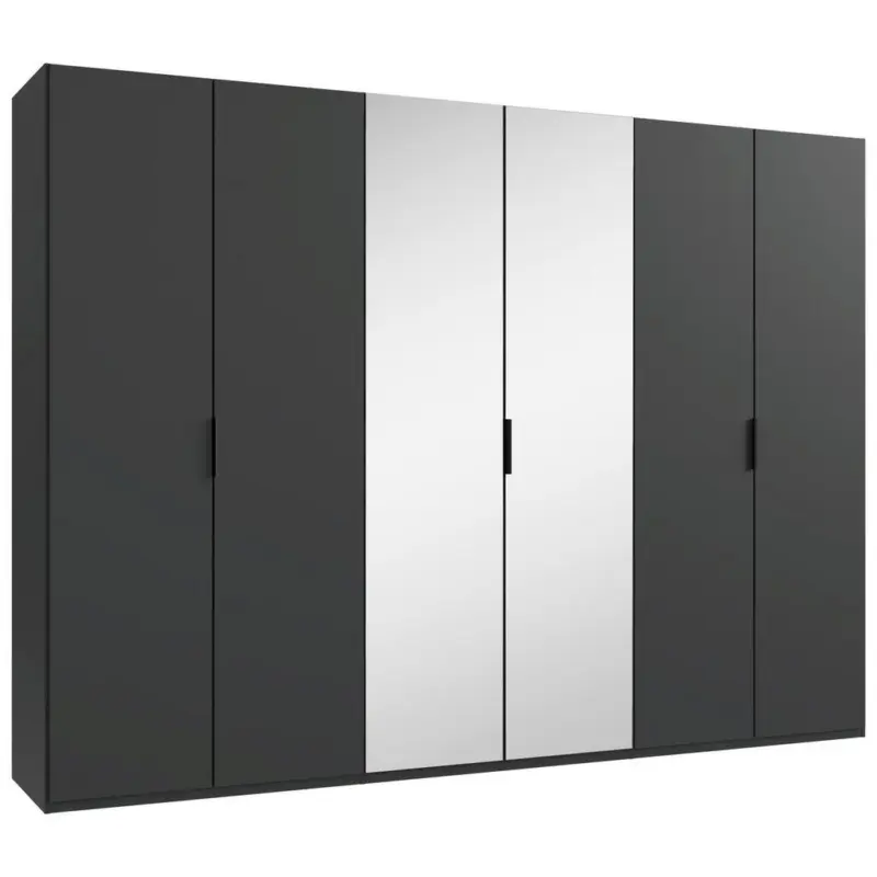 Faltt&uuml;renschrank in Graphitfarben