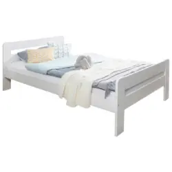 Bett 120/200 cm in Wei&szlig;