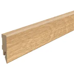 Sockelleiste, Eiche braun Braun