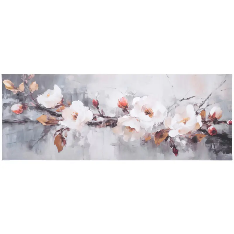 Leinwandbild Blumen 30/80 cm