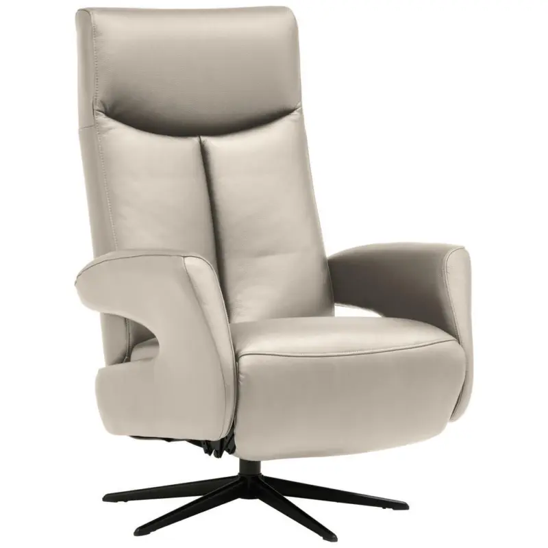 Relaxsessel in Leder Creme