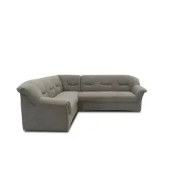 Ecksofa in Mikrofaser Greige 190/240 cm