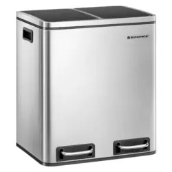 Abfallsammler 30 l Metall, Kunststoff