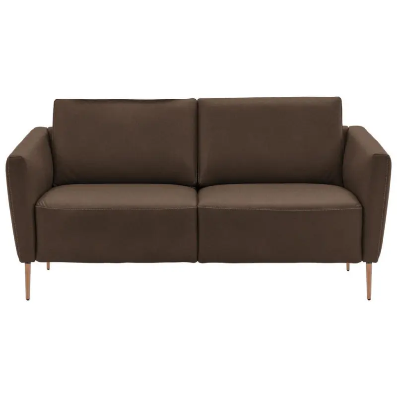 2-Sitzer-Sofa in Echtleder Braun