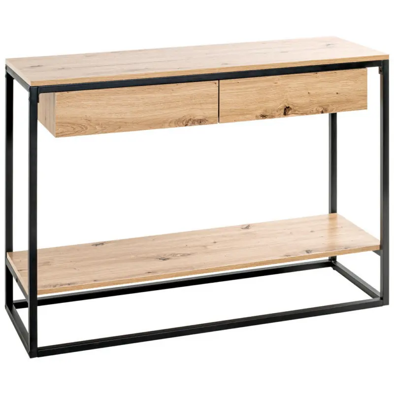 Konsolentisch in Metall, Holzwerkstoff 100/35/75 cm
