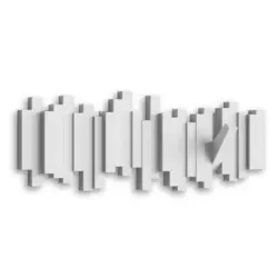 Garderobenleiste in Wei&szlig;