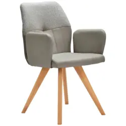 Armlehnstuhl Beinauswahl, Lederauswahl, Stoffauswahl, inklusive Armlehnen, Sitzfl&auml;che 180&deg; drehbar Lederlook, Webstoff