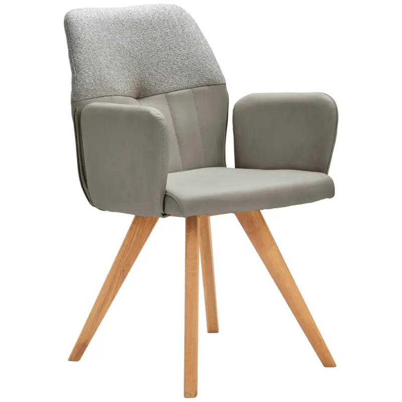 Armlehnstuhl Beinauswahl, Lederauswahl, Stoffauswahl, inklusive Armlehnen, Sitzfl&auml;che 180&deg; drehbar Lederlook, Webstoff