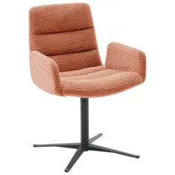 Armlehnstuhl Lederauswahl, Stoffauswahl, Sitzfl&auml;che 360&deg; drehbar Cord