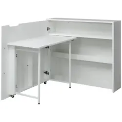 Schreibtisch in Wei&szlig;