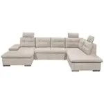 XXXLutz Lauterach - Ihr M&ouml;belhaus bei Bregenz Wohnlandschaft Ronda in Webstoff Greige