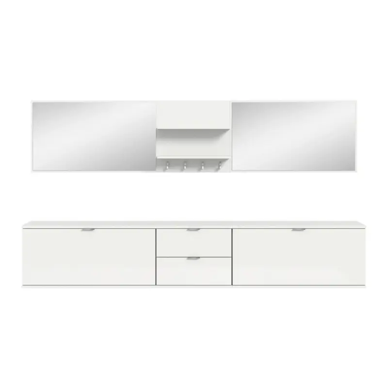 Garderobe 6-teilig in 236/193/32 cm