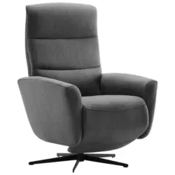 Relaxsessel in Textil Dunkelgrau