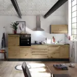 XXXLutz Lauterach - Ihr M&ouml;belhaus bei Bregenz K&uuml;chenblock 320 cm in Anthrazit, Eiche Artisan