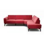 XXXLutz Lauterach - Ihr M&ouml;belhaus bei Bregenz Ecksofa Cosy in Samt Rot 256/193 cm