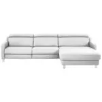 XXXLutz Lauterach - Ihr M&ouml;belhaus bei Bregenz Ecksofa in Echtleder Wei&szlig; 291/176 cm