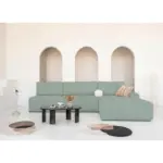 XXXLutz Lauterach - Ihr M&ouml;belhaus bei Bregenz Ecksofa in T&uuml;rkis 338/184 cm