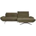 XXXLutz Lauterach - Ihr M&ouml;belhaus bei Bregenz Ecksofa in Boucl&eacute; Khaki 280/170-195 cm