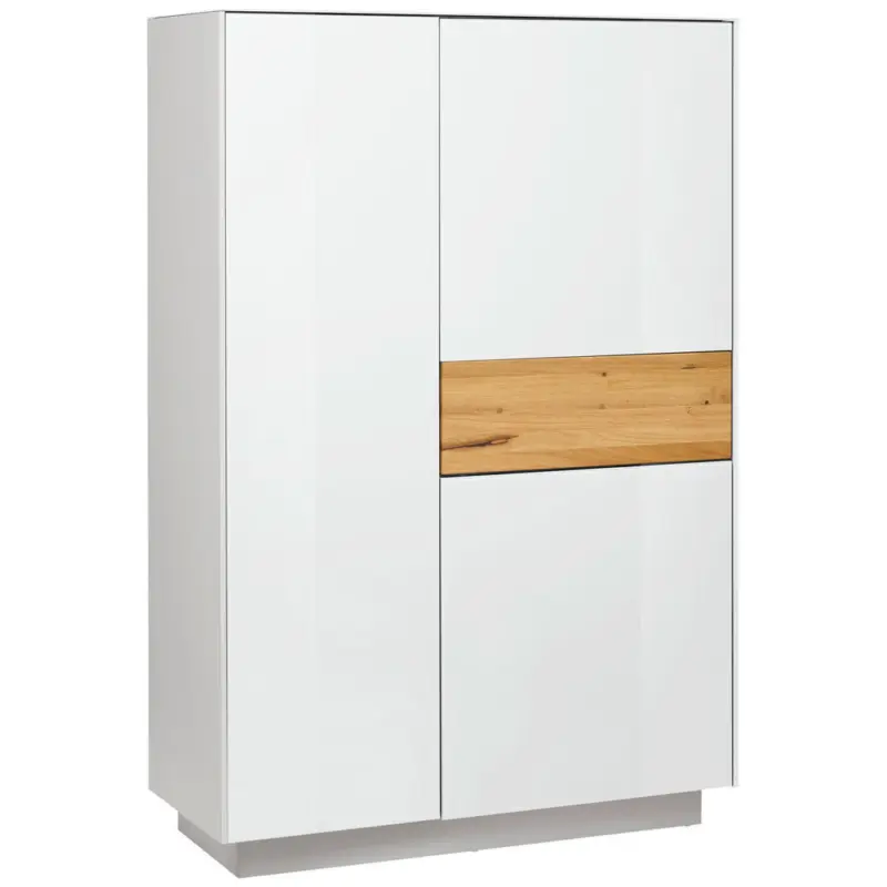 Highboard Triest Triest Wei&szlig;, Eichefarben 101/150/42 cm