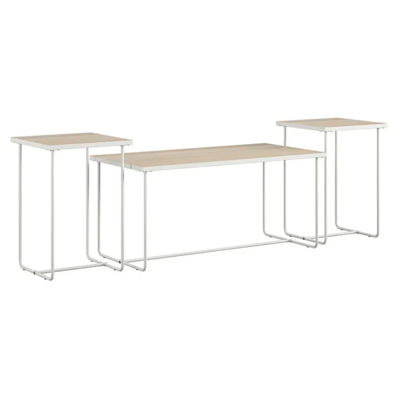 Couchtisch in Metall, Holzwerkstoff 99/57/49 cm